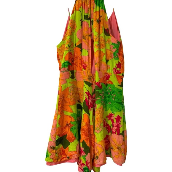 LUCY LOVE Vibrant Floral Sleeveless Romper size M - Picture 2 of 6